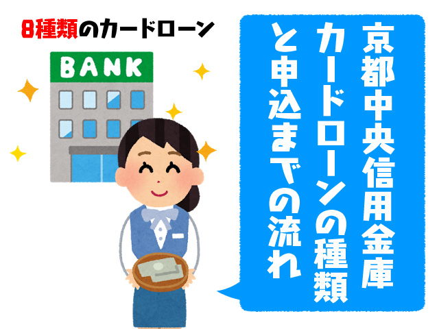 京都中央信用金庫カードローンの種類と申込までの流れ